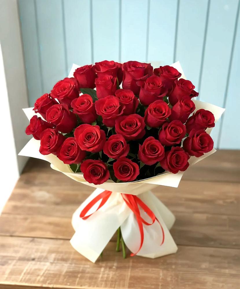 Букет 29 Красных роз в Поселок совхоза Буденновец