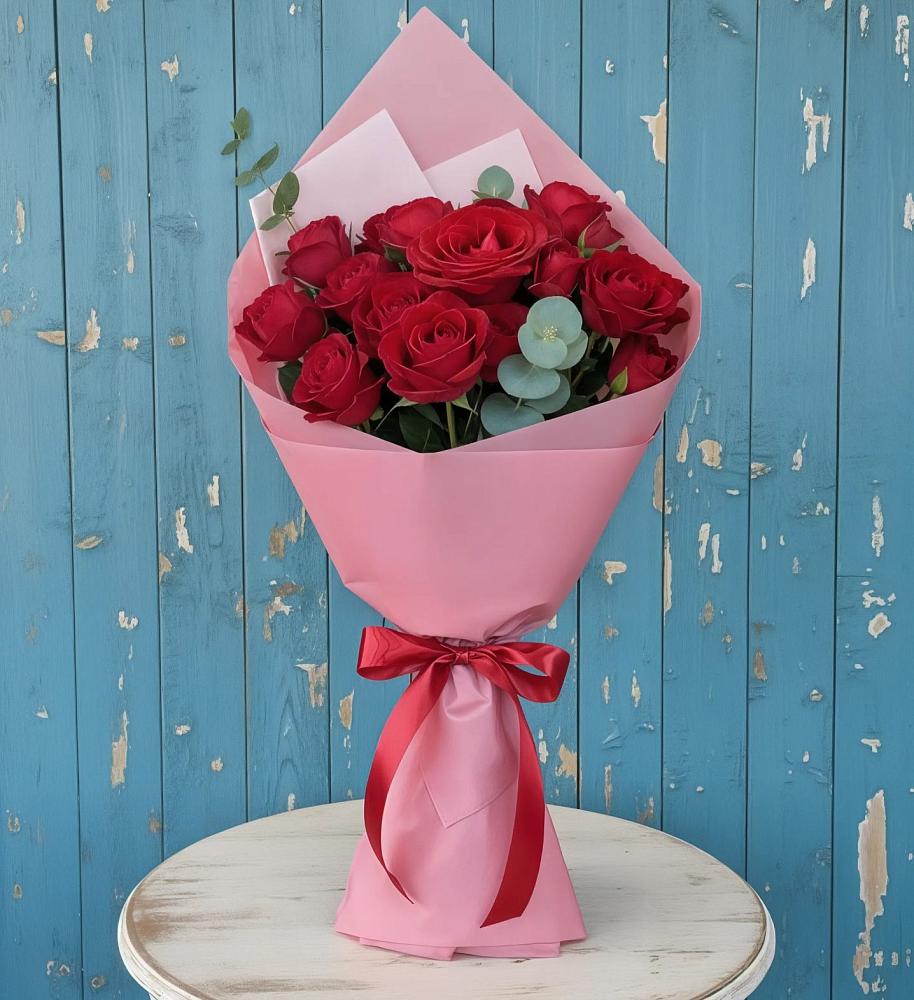 Букет цветов из: Розы в Поселок совхоза Буденновец