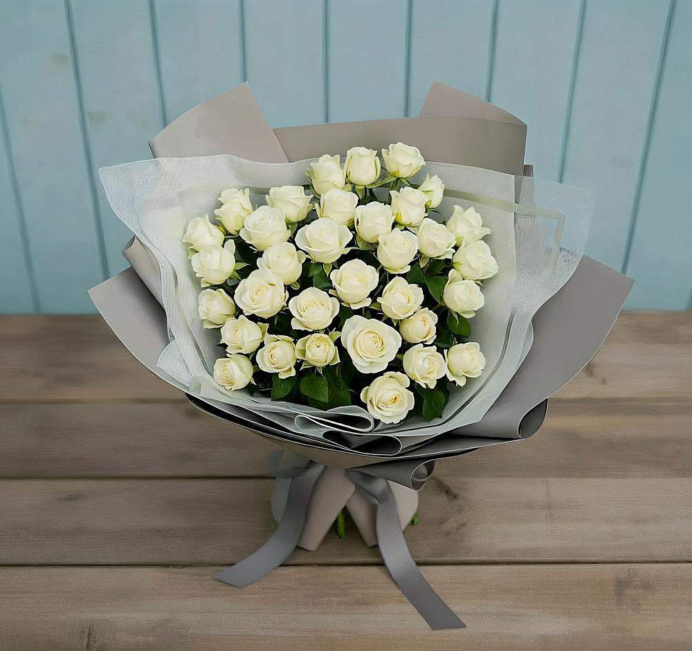 Букет Белоснежная нежность в Поселок совхоза Буденновец
