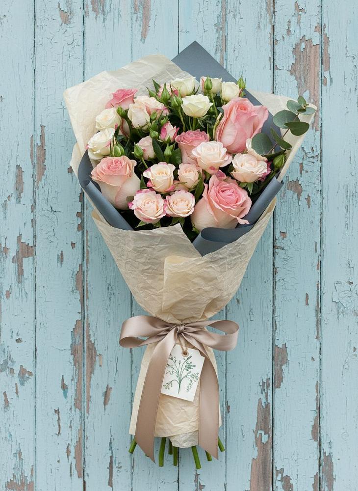 Букет цветов из: Розы в Поселок совхоза Буденновец