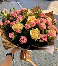 Букет цветов из:  Розы #REPLACE_PRED# Поселок совхоза Буденновец