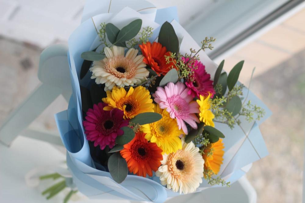 Букет цветов из: Герберы в Поселок совхоза Буденновец