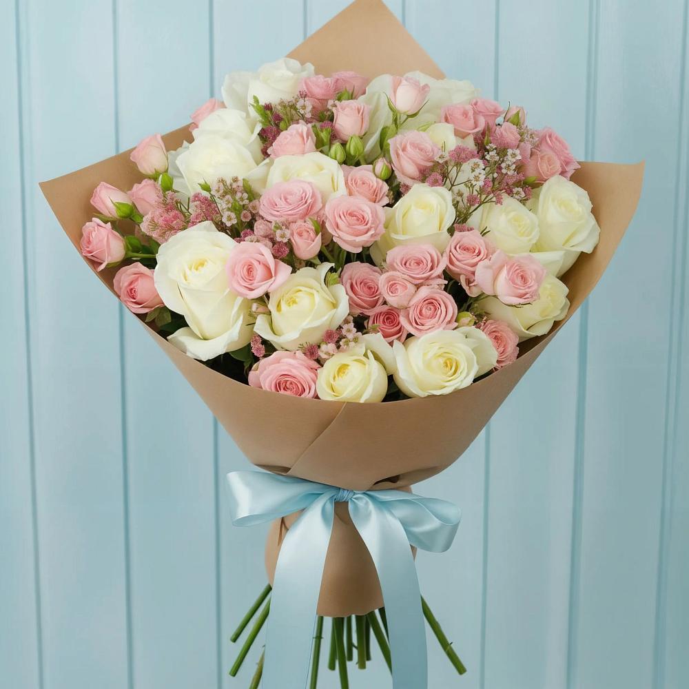 Букет цветов из: Розы в Поселок совхоза Буденновец