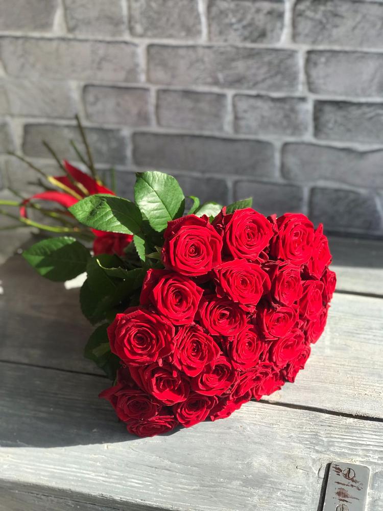Букет Красные розы Фридом в Поселок совхоза Буденновец