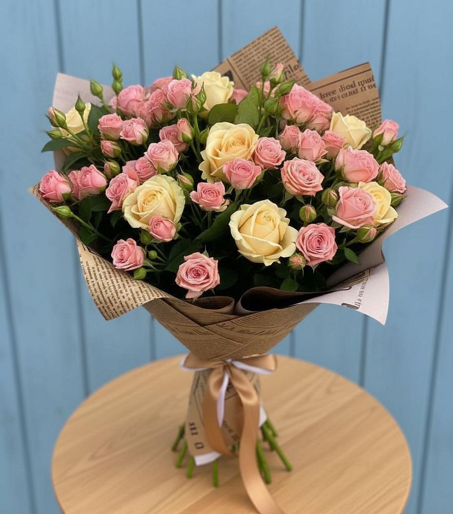 Букет цветов из: Розы в Поселок совхоза Буденновец