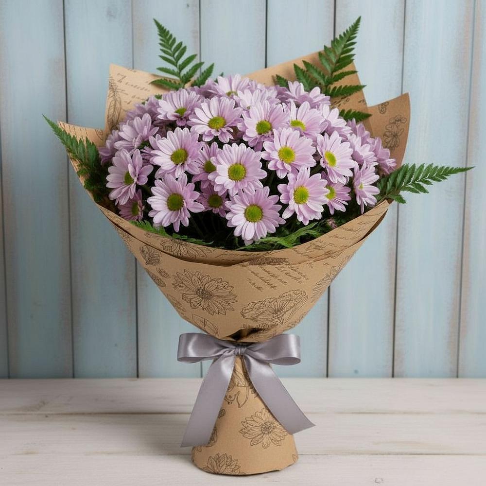 Букет цветов из: Хризантемы в Поселок совхоза Буденновец