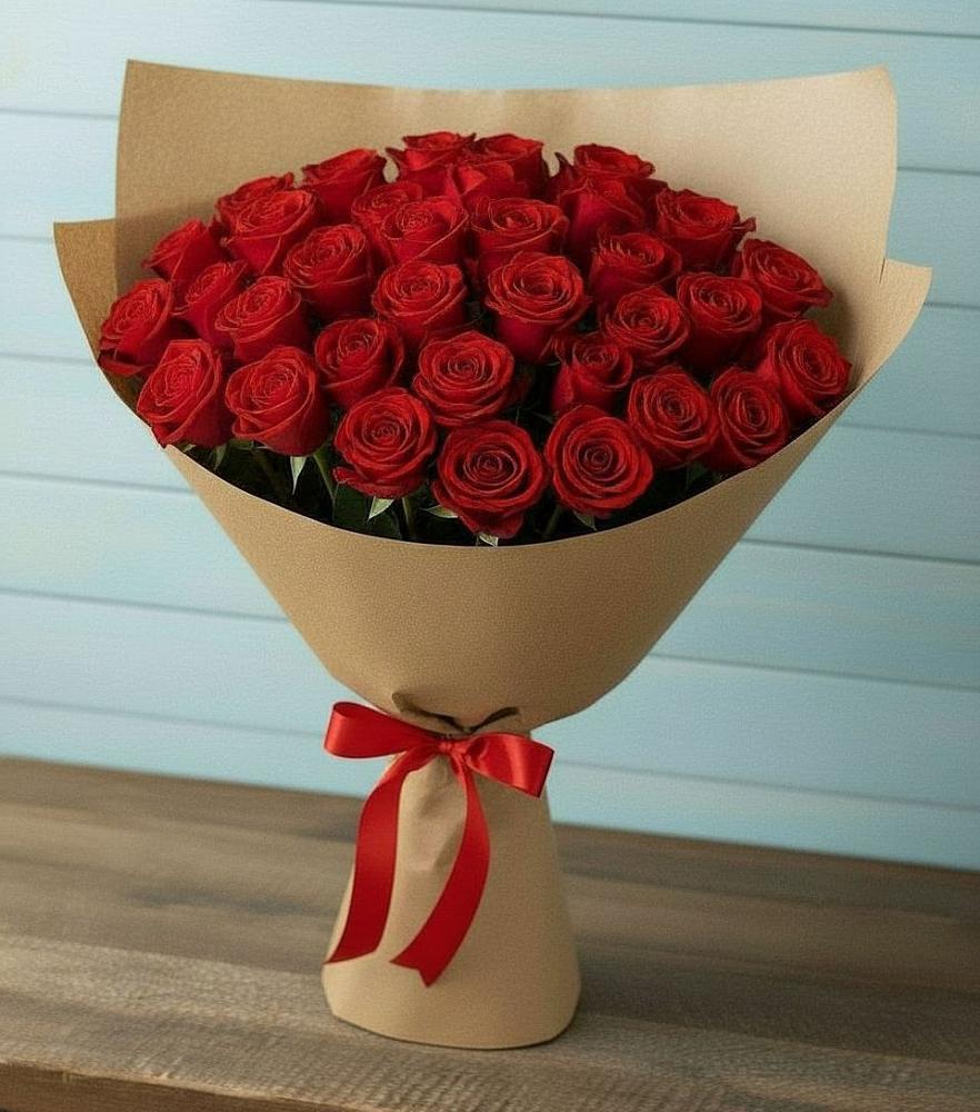 Букет Красные розы Милано в Поселок совхоза Буденновец