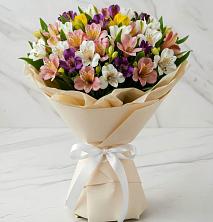 Букет цветов из:  Альстромерии в Поселок совхоза Буденновец