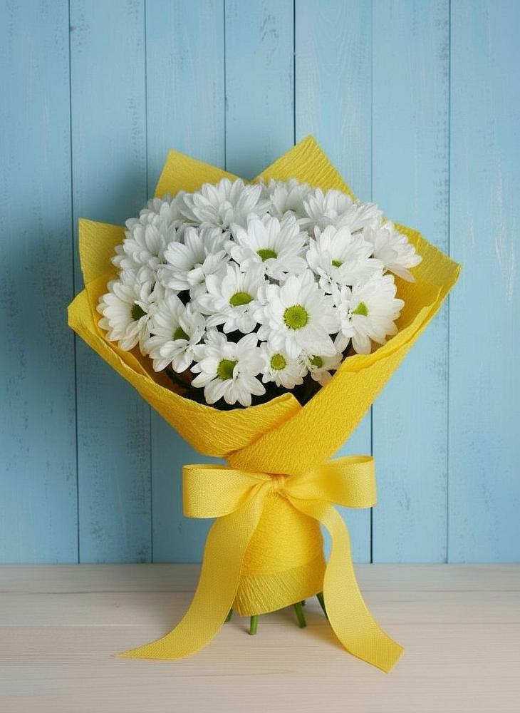 Букет цветов из: Хризантемы в Поселок совхоза Буденновец