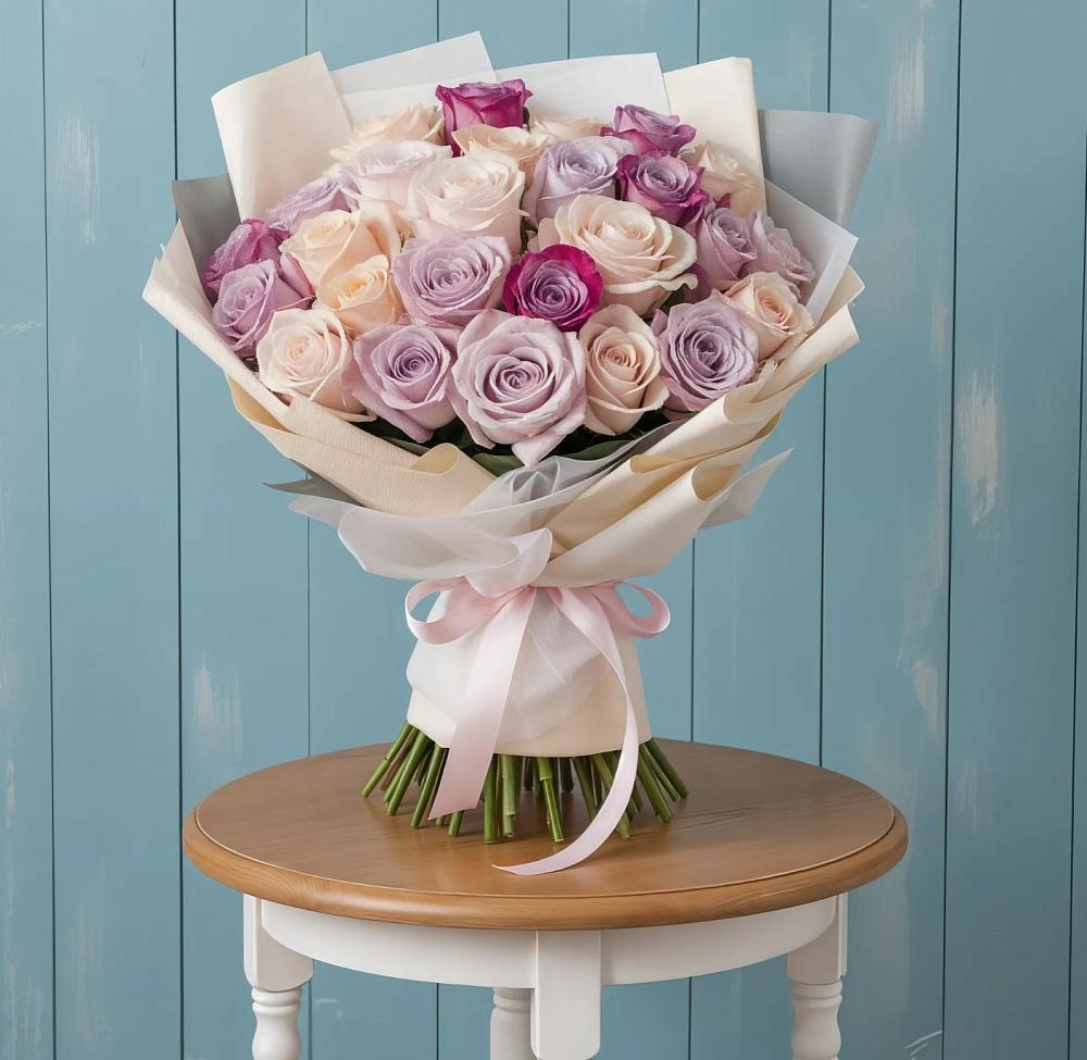 Букет цветов из: Розы в Поселок совхоза Буденновец