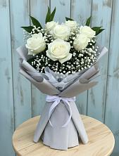 Букет цветов из:  Розы в Поселок совхоза Буденновец
