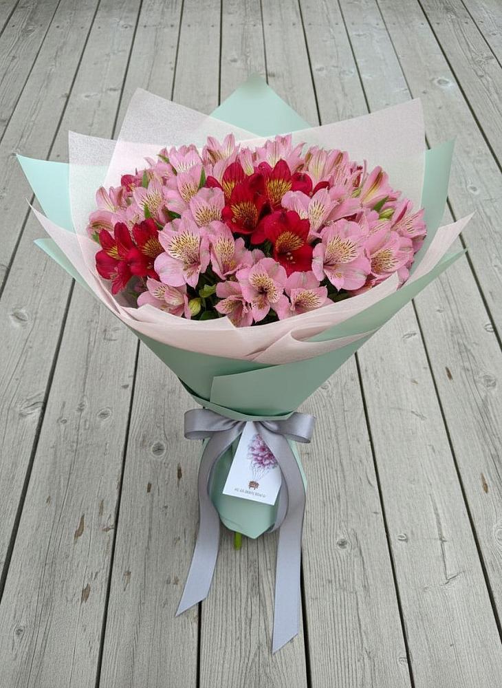 Букет цветов из: Альстромерии в Поселок совхоза Буденновец