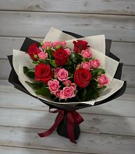Букет цветов из:  Розы в Поселок совхоза Буденновец