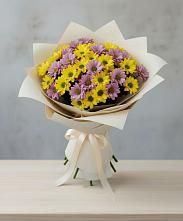 Букет цветов из:  Хризантемы #REPLACE_PRED# Поселок совхоза Буденновец