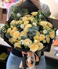 Букет цветов из:  Розы и Лизиантусы #REPLACE_PRED# Поселок совхоза Буденновец