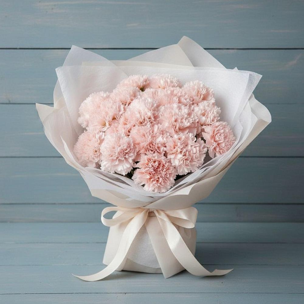 Букет цветов из: Гвоздики в Поселок совхоза Буденновец