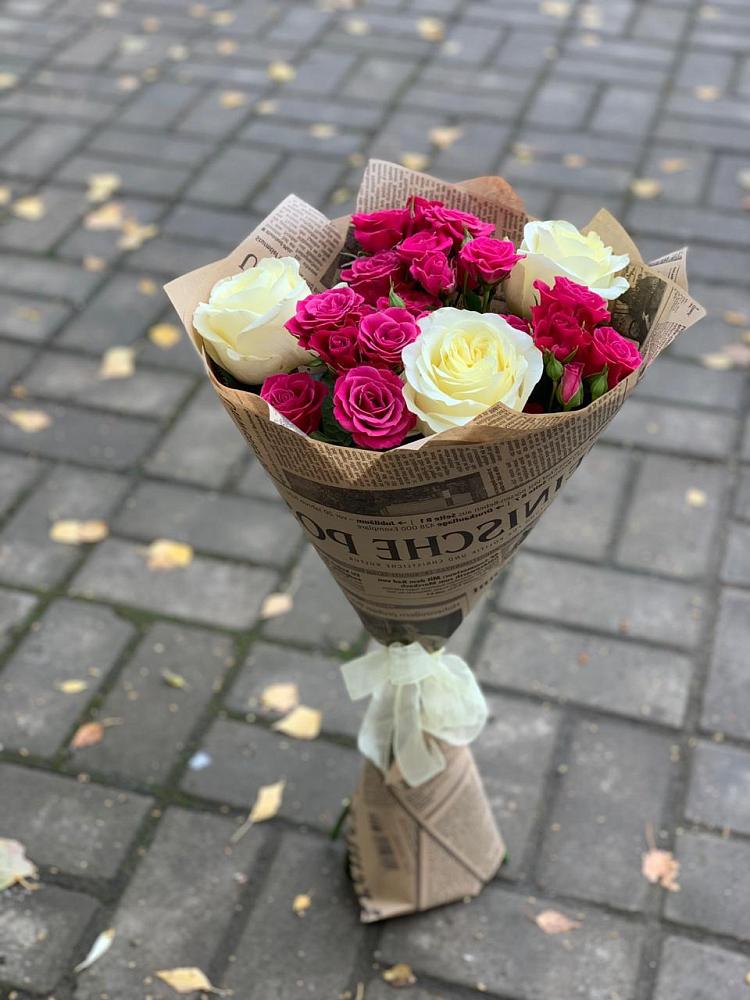Букет цветов из: Розы в Поселок совхоза Буденновец