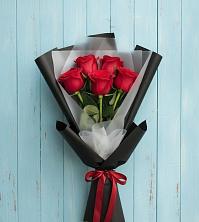 Букет цветов из:  Розы в Поселок совхоза Буденновец