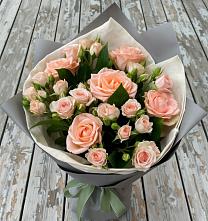 Букет цветов из:  Розы #REPLACE_PRED# Поселок совхоза Буденновец