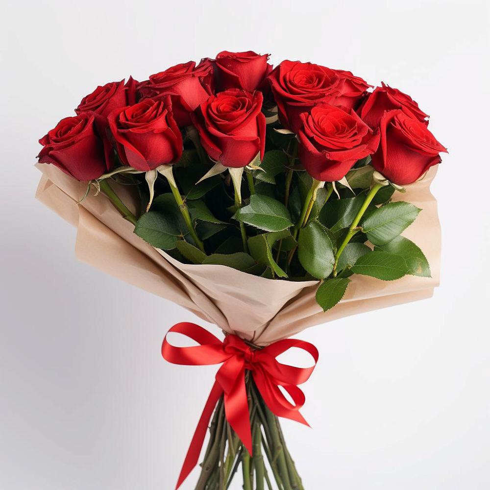 Букет 11 Красных роз Эдлесс Лав в Поселок совхоза Буденновец