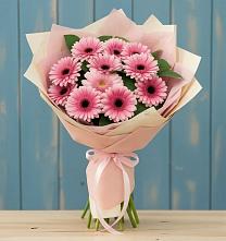 Букет цветов из:  Герберы в Поселок совхоза Буденновец